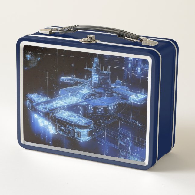 Lunch Box Plan directeur du navire de science-fiction (Devant)