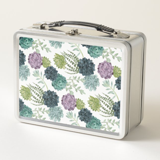 Lunch Box Plante Happiness Collection Motif Succulent (Devant)
