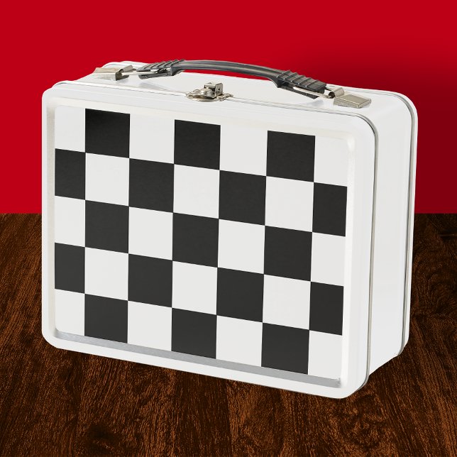 Lunch Box Plaques de cuisson Retro noir et blanc (Créateur téléchargé)