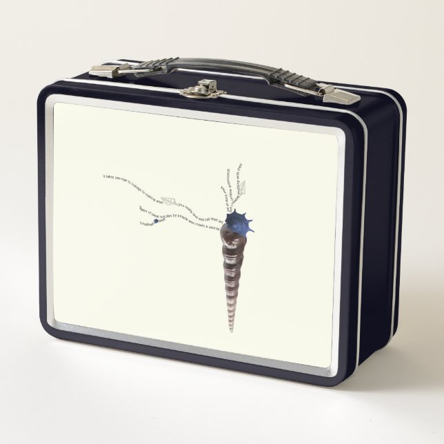 Lunch Box Poème floral japonais côtier retour à l'école (Devant)