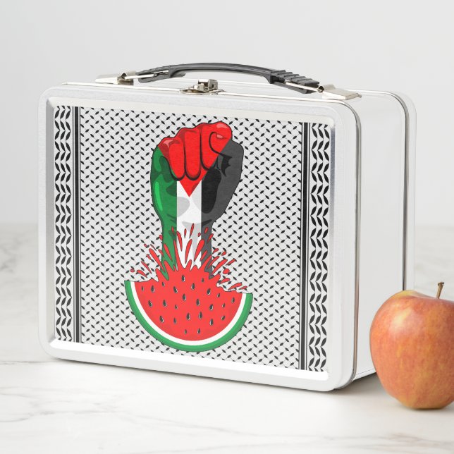 Lunch Box Poing de résistance palestinienne sur le symbole d (En situation)