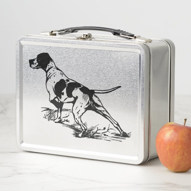 Lunch Box Pointeur anglais (En situation)