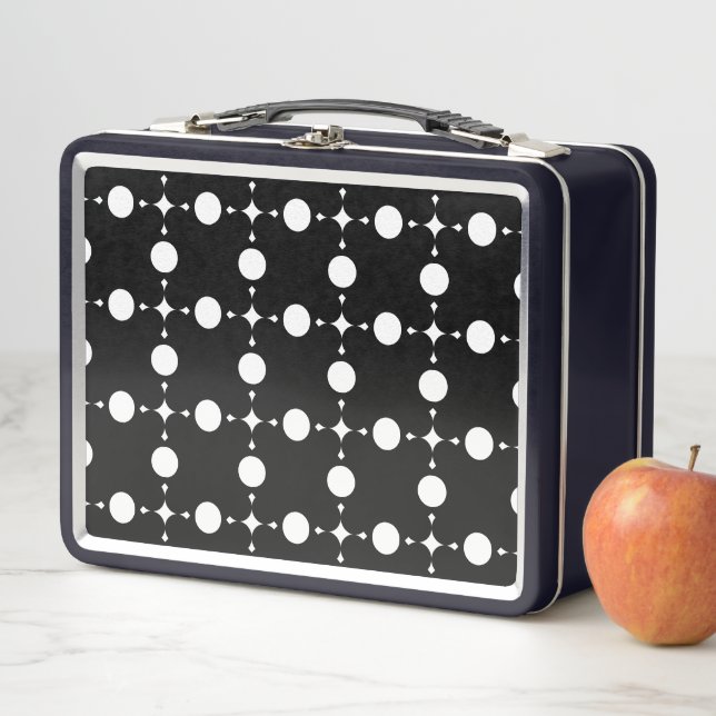 Lunch Box Points blancs, motif à pois, points, pois (En situation)