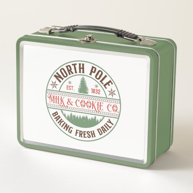 Lunch Box Pôle Nord Milk Cookie Metal (Devant)