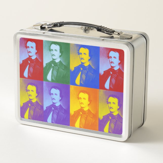 Lunch Box Pop Art +{{ Edgar Allan Poe }}+ (Dos)