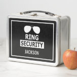 Lunch Box Porte-anneau personnalisé Porte-anneau Porte-bagag<br><div class="desc">Porte-anneau personnalisé Porte-anneau Porte-bagage de sécurité</div>
