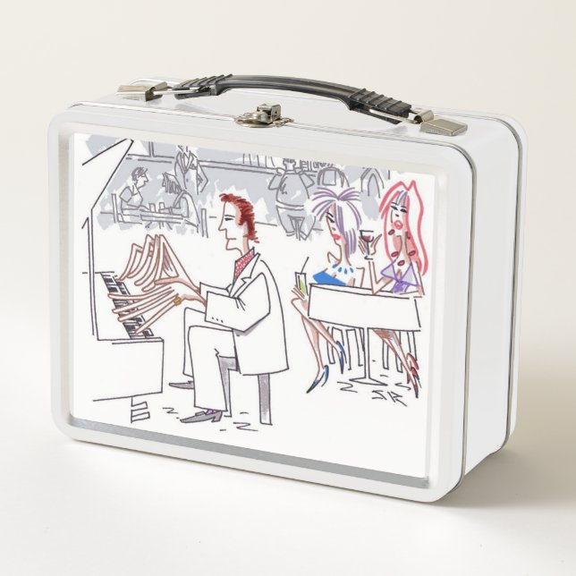 Lunch Box Poubelle blanche Doigts (Devant)