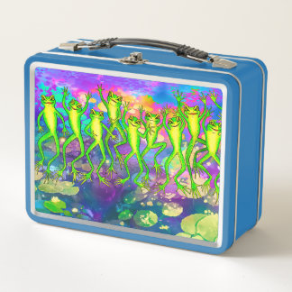 Lunch Box Poubelle de grenouilles et de poissons