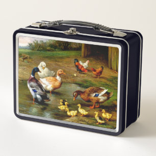 Lunch Box Poulets Canards Et Canards À La Ferme