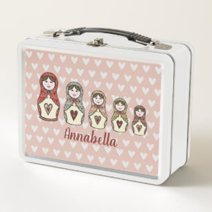 Lunch Box Poupée de nidification russe personnalisée Matryos