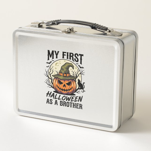 Lunch Box Premier frère d'Halloween Chemise de lune de citro (Devant)