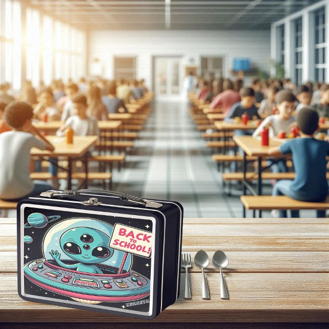 Lunch Box Premier jour de l'école Alien (Créateur téléchargé)