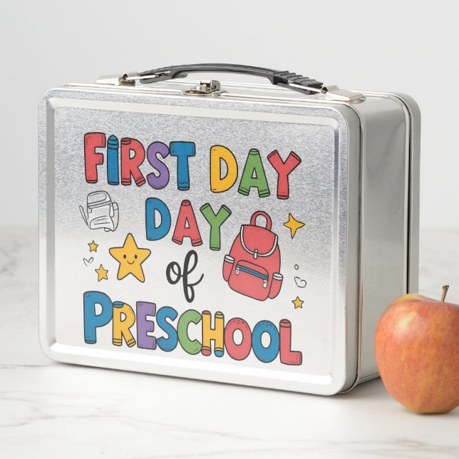 Lunch Box Premier jour de l'enseignement préscolaire (En situation)