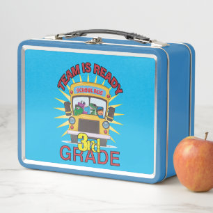 Lunch Box Prêt À Retourner À L'École 3E Année Nom Personnali