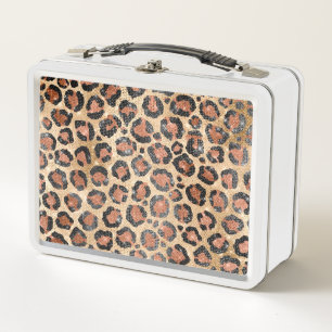 Lunch Box Prince d'Or noir Brown Leopard