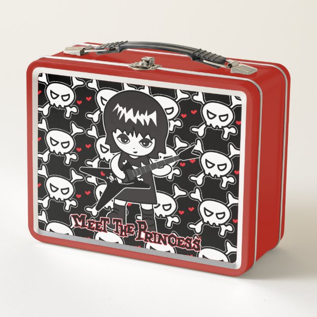Lunch Box Princesse jouant au logo FlyingX MIX (Devant)