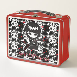 Lunch Box Princesse jouant au logo FlyingX ver2 MIX SKULL