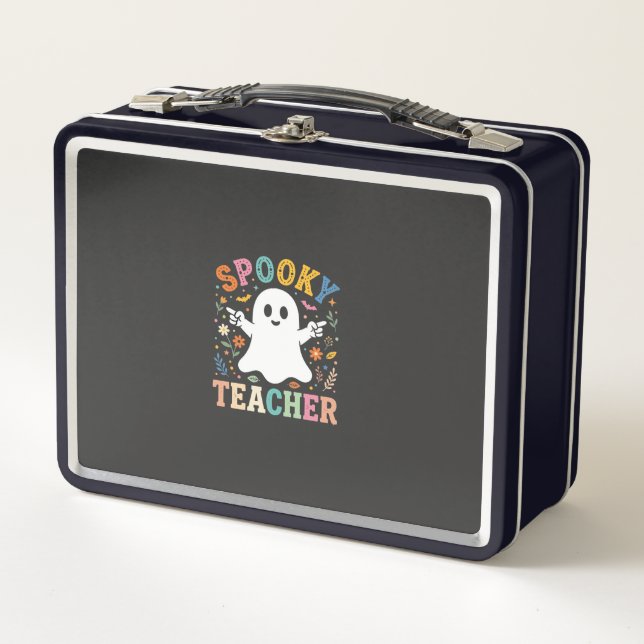Lunch Box Prof fantôme mignon Halloween Design_1 (Devant)