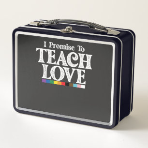 Lunch Box Professeur De Fierté LGBT Je Promets D'Enseigner L