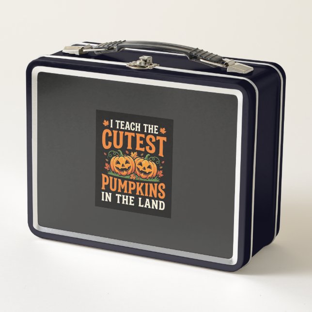 Lunch Box Professeur d'Halloween Citrouilles les plus mignon (Devant)