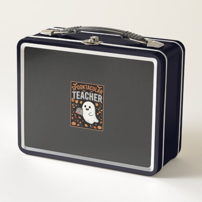 Lunch Box Professeur Squelettique Halloween Fantôme Création (Devant)