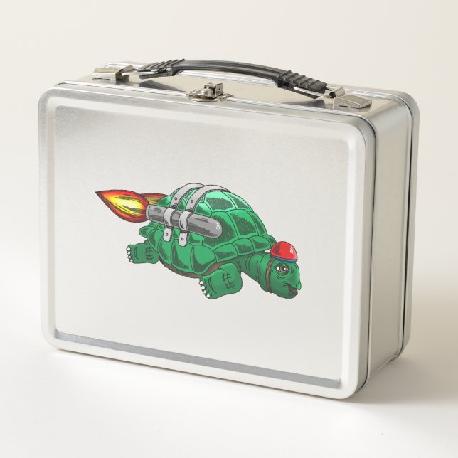 Lunch Box Promenade en réacteur de Rocket Turtle (Devant)