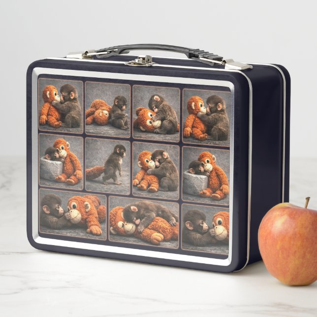 Lunch Box Punch Bébé Singe (En situation)
