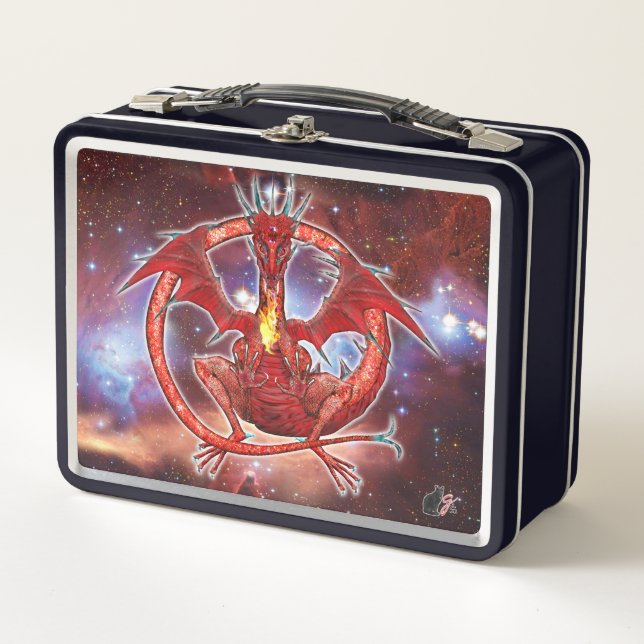 Lunch Box Pyrope Dragon Cosmique (Devant)