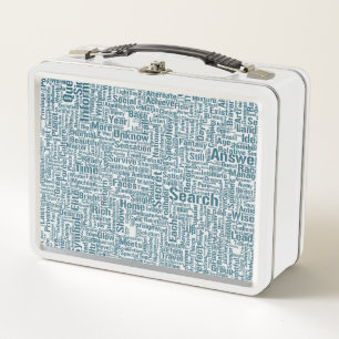 Lunch Box Question Apprendre Nuage MotssTexte Motif Message