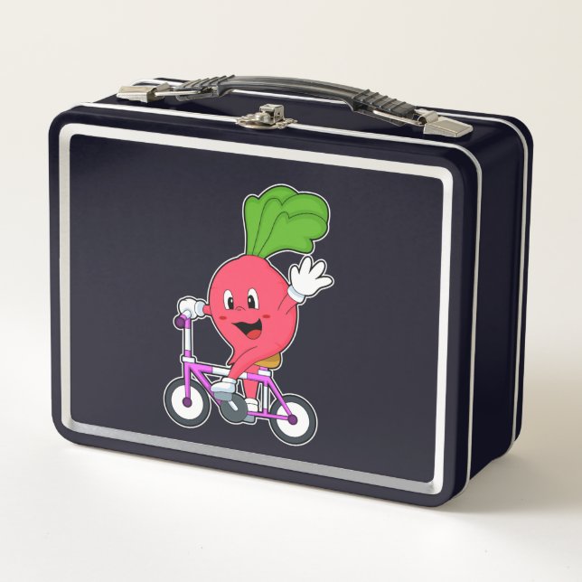Lunch Box Radish avec vélo (Devant)