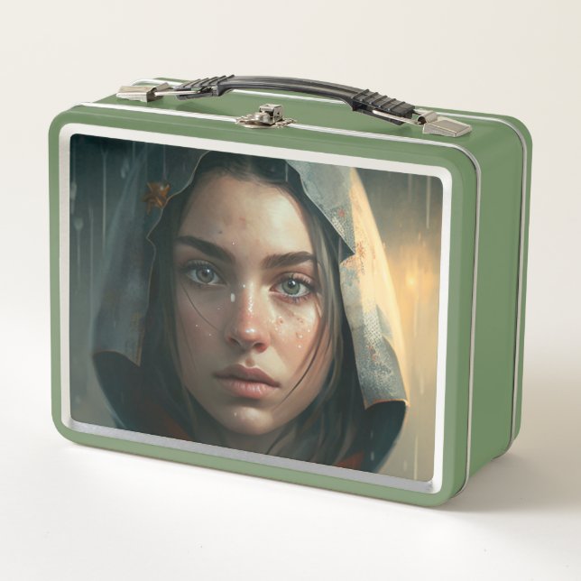 Lunch Box Rain hood girl (Devant)