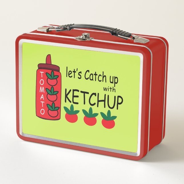 Lunch Box Rattrapons-nous avec du ketchup  (Devant)