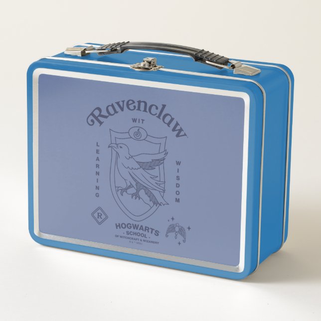 Lunch Box RAVENCLAW™ Wit Learning Wisdom Crest (Devant)