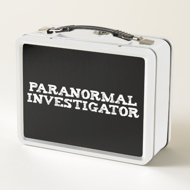 Lunch Box Recherche paranormale Chasse aux fantômes (Dos)