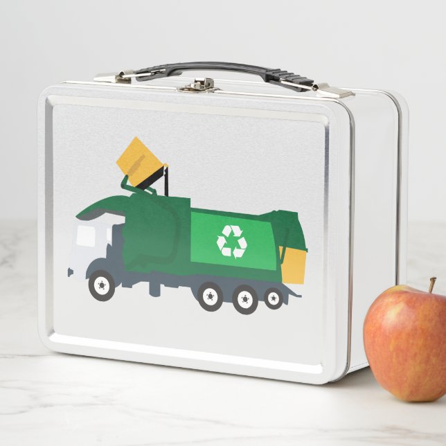 Lunch Box Recyclage Camion à ordures (En situation)