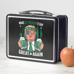 Lunch Box Refaire la Saint-Patrick grande encore Trump irlan