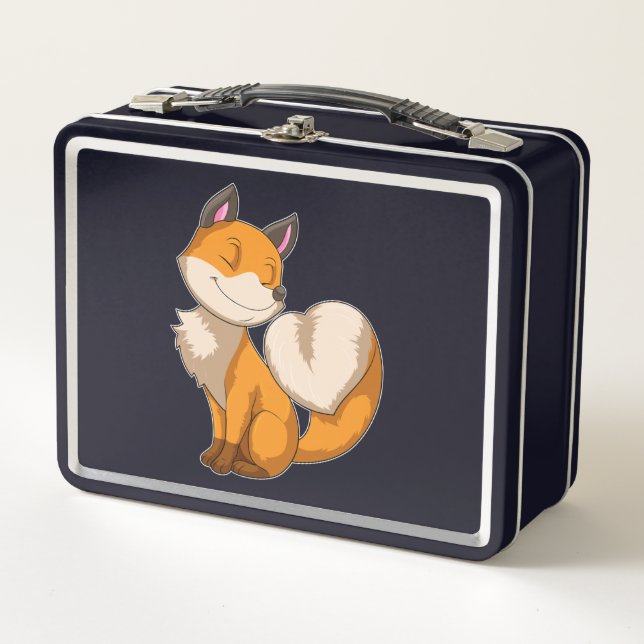 Lunch Box Renard avec coeur (Devant)