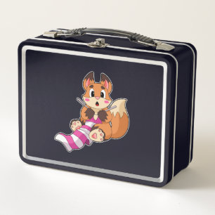 Lunch Box Renard avec écharpe