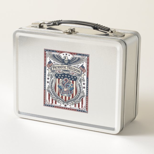 Lunch Box Résine Patriotique (Devant)