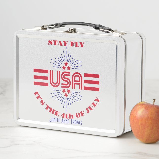 Lunch Box Reste fly c'est le 4 juillet (En situation)