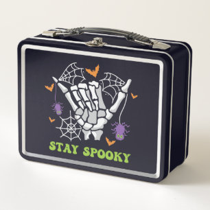 Lunch Box Restez Éffrayant Halloween Squelette main