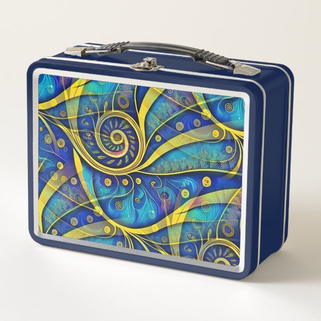 Lunch Box Résumé Spirales d'énergie - modèle transparent 1 (Devant)