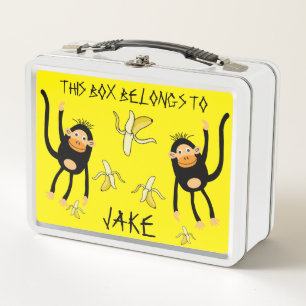 Lunch Box Retour À L'École Petit Singe