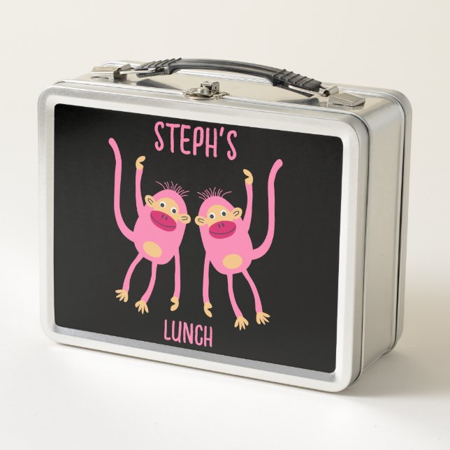Lunch Box Retour À L'École Petit Singe (Devant)