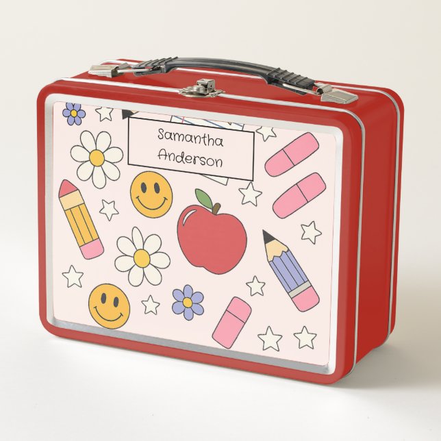 Lunch Box Retour à l'école pour enfants - (Devant)