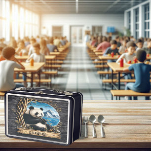 Lunch Box Retraite de montagne de Panda : Reproduction de ba