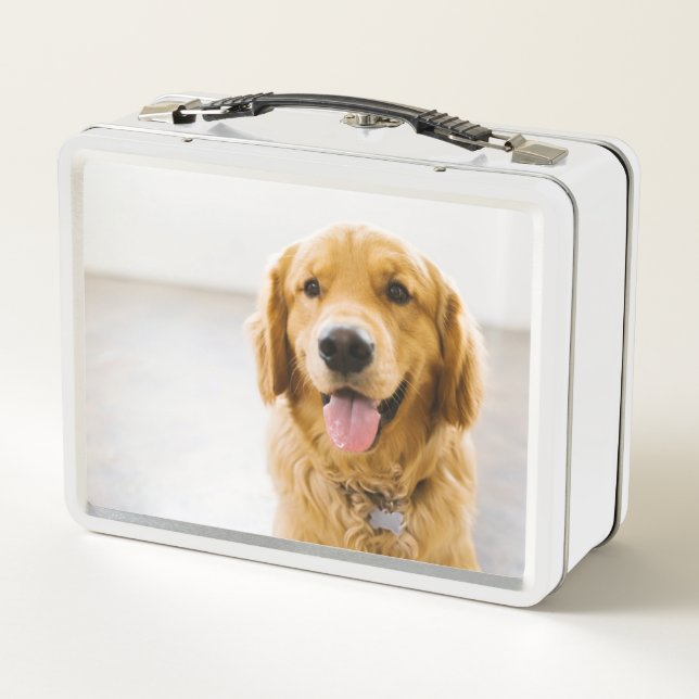 Lunch Box Retriever d'or souriant (Dos)