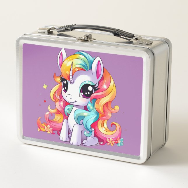 Lunch Box Rêves de Unicorn : Retour à l'école (Devant)