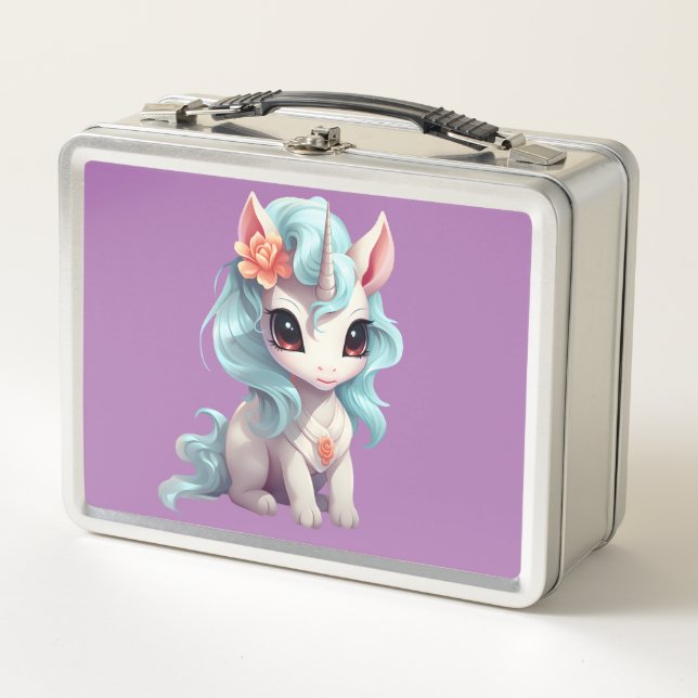 Lunch Box Rêves de Unicorn : Retour à l'école (Devant)