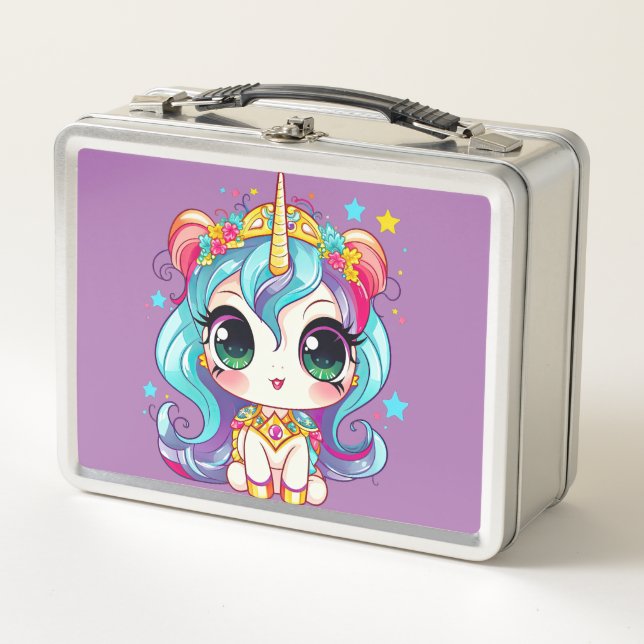 Lunch Box Rêves de Unicorn : Retour à l'école (Devant)